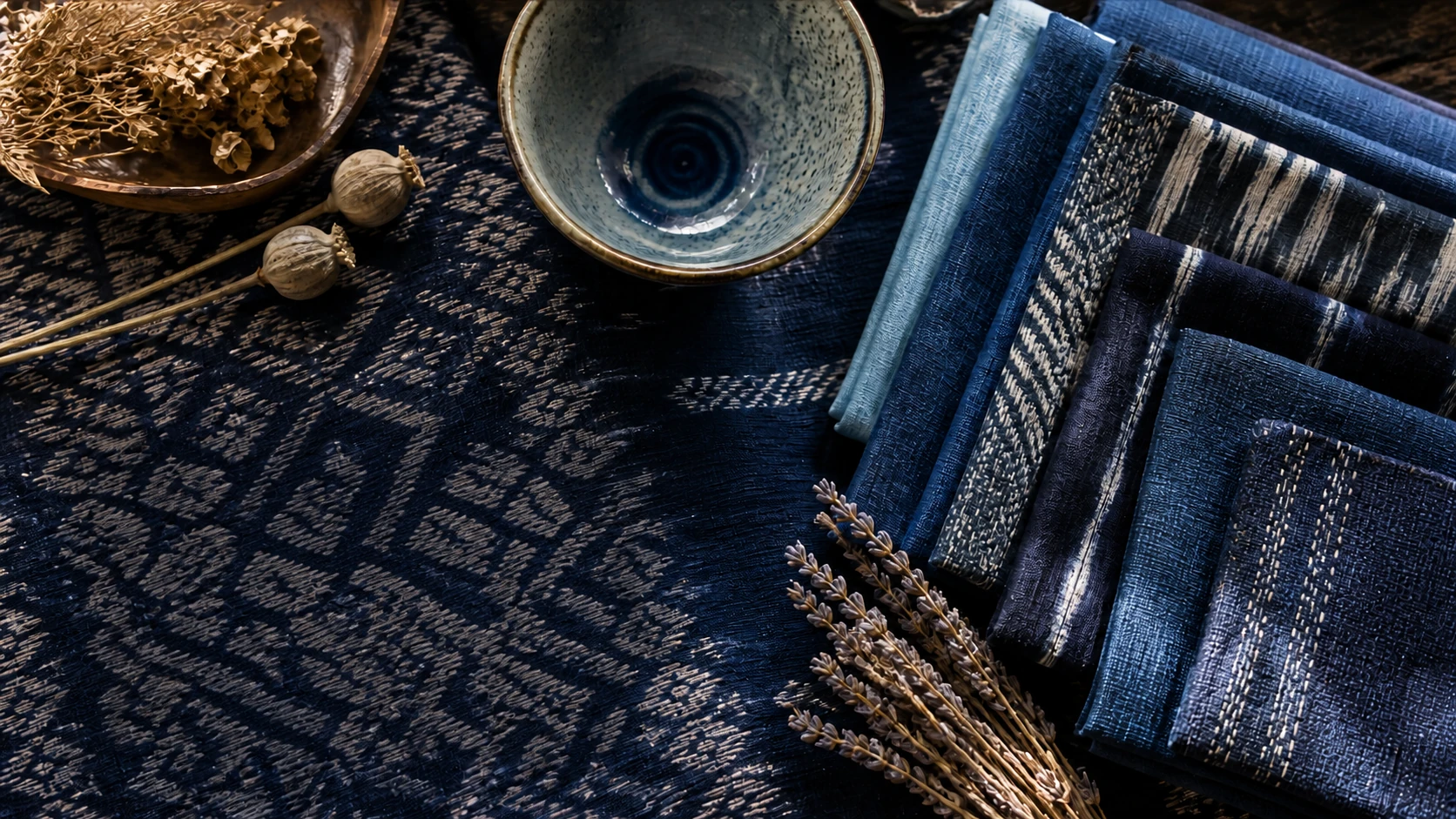 Cleaned: Market title removed from a patterned textile photo