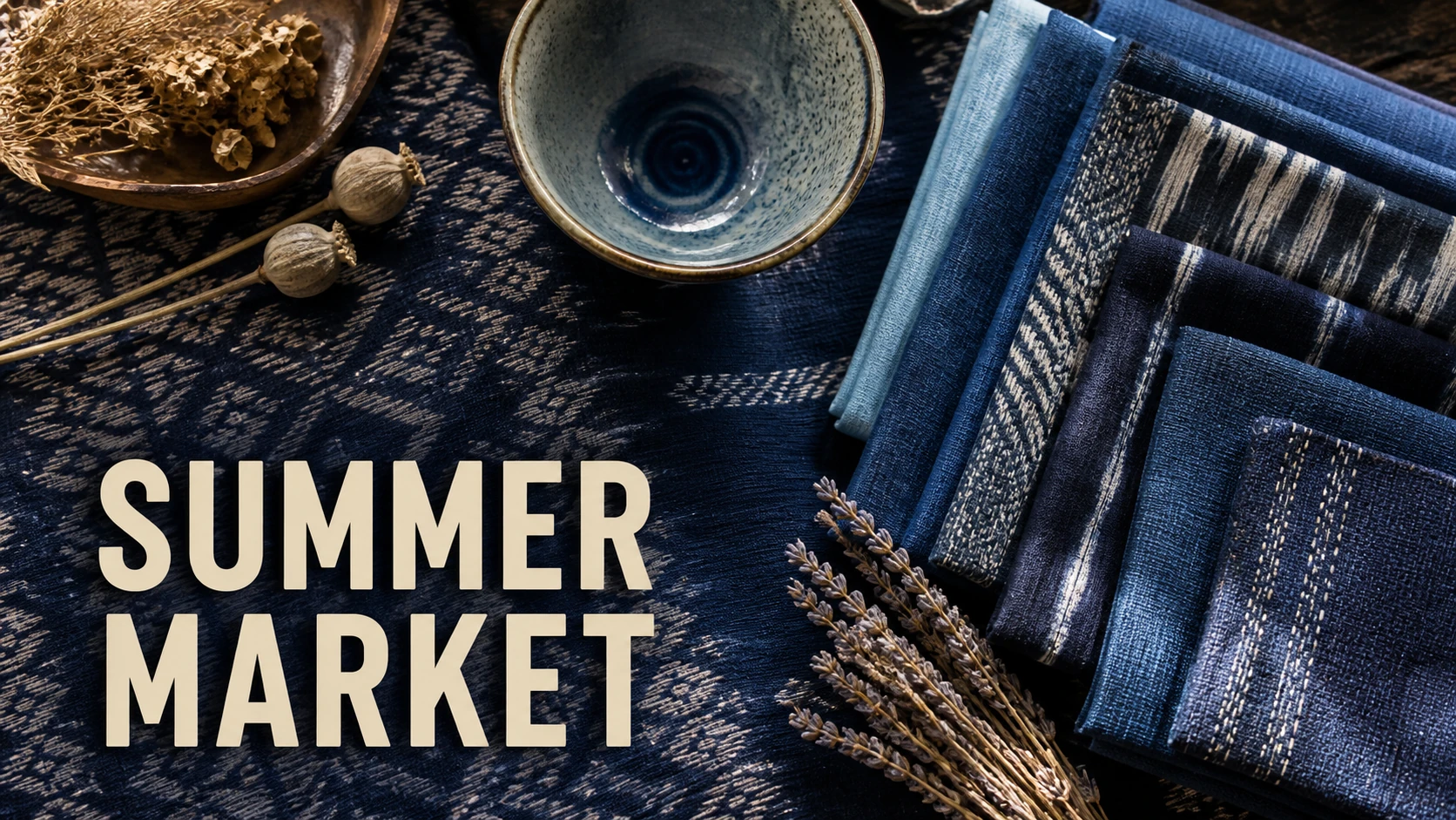 Original: Market title removed from a patterned textile photo