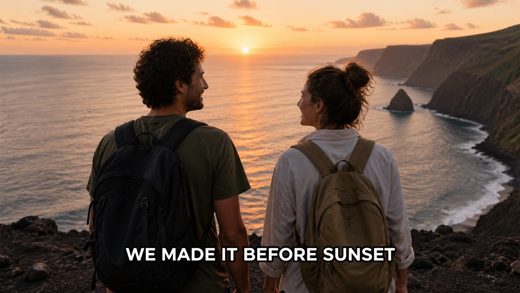 Original: Subtitle removed from a fictional travel still